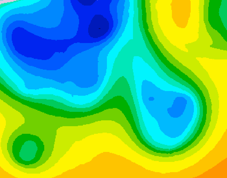 GDPS 500 millibar geopotential height 198 hour forecast chart for Canada based on 2026/04/13 1200Z data