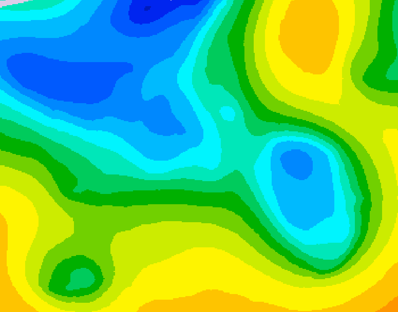 GDPS 500 millibar geopotential height 216 hour forecast chart for Canada based on 2026/04/13 1200Z data