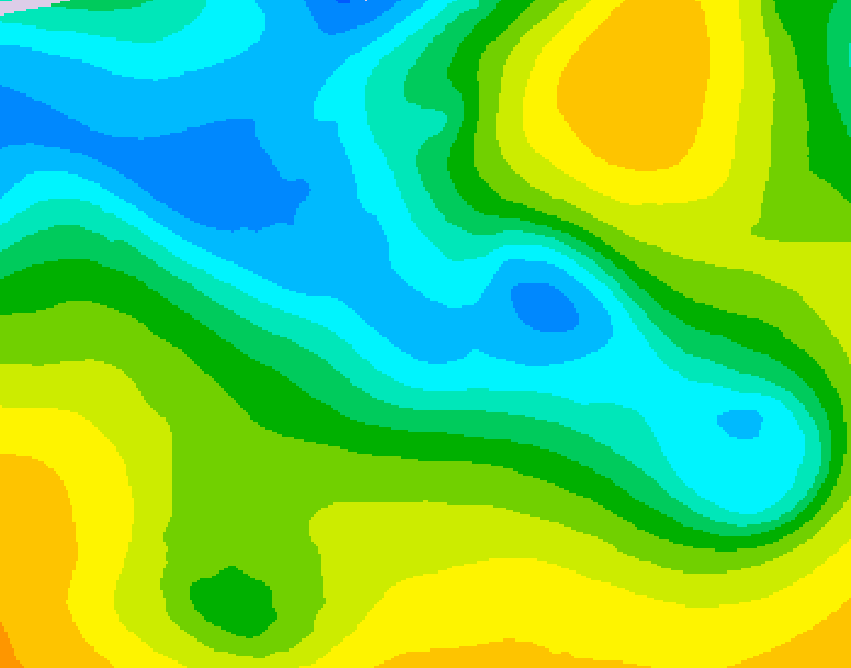 GDPS 500 millibar geopotential height 234 hour forecast chart for Canada based on 2026/04/13 1200Z data