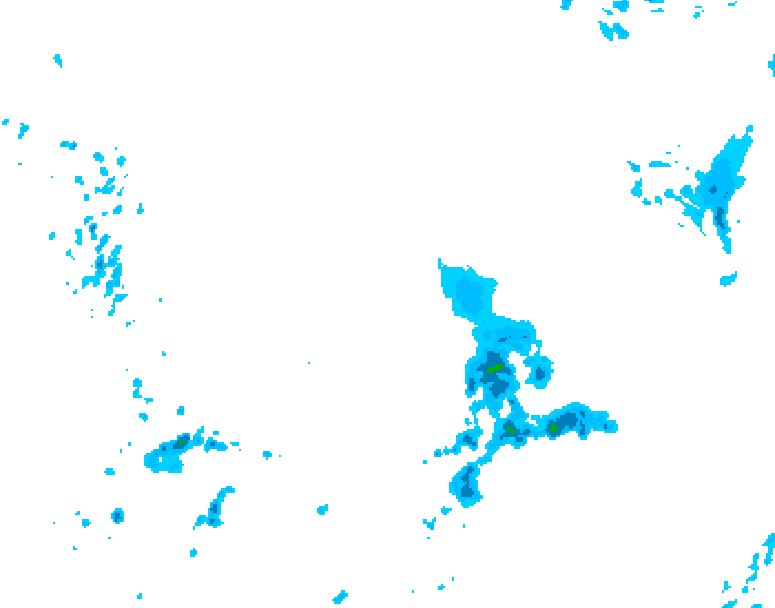 GDPS precipitation 006 hour forecast chart for Canada based on 2026/04/13 0000Z data