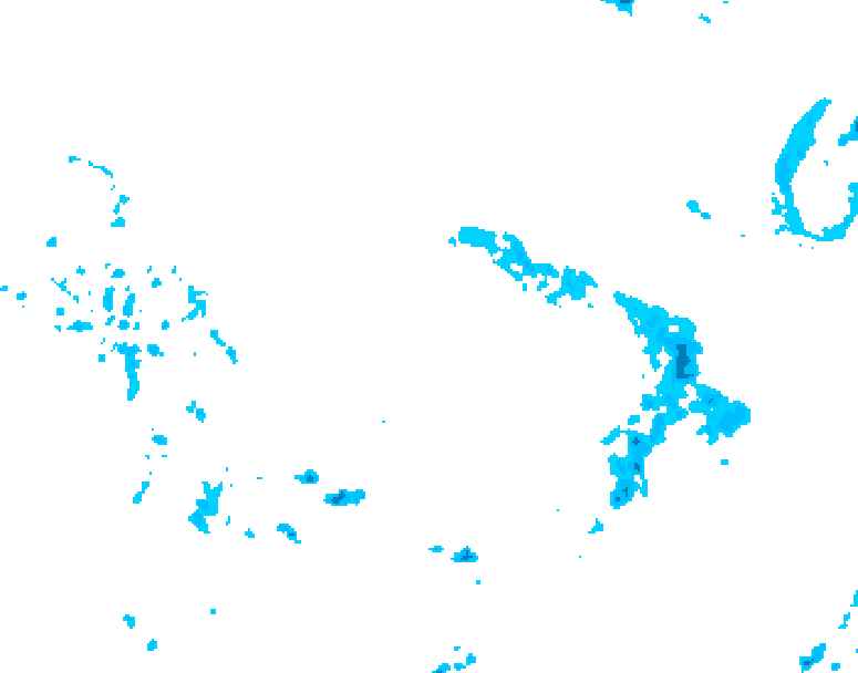 GDPS precipitation 018 hour forecast chart for Canada based on 2026/04/13 0000Z data