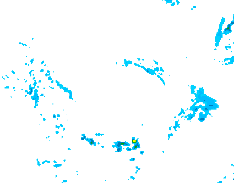GDPS precipitation 024 hour forecast chart for Canada based on 2026/04/13 0000Z data