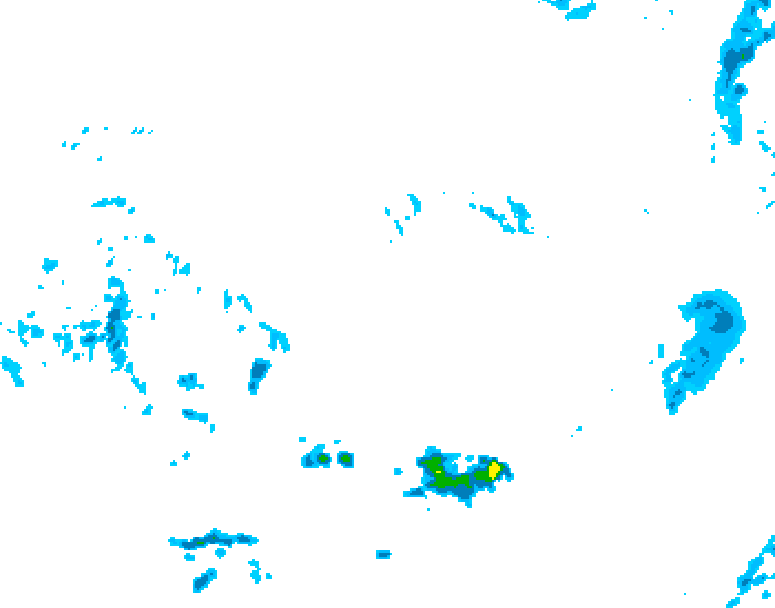 GDPS precipitation 030 hour forecast chart for Canada based on 2026/04/13 0000Z data