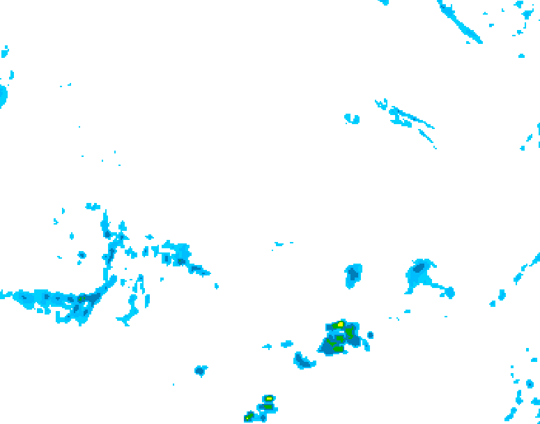 GDPS precipitation 054 hour forecast chart for Canada based on 2026/04/13 0000Z data