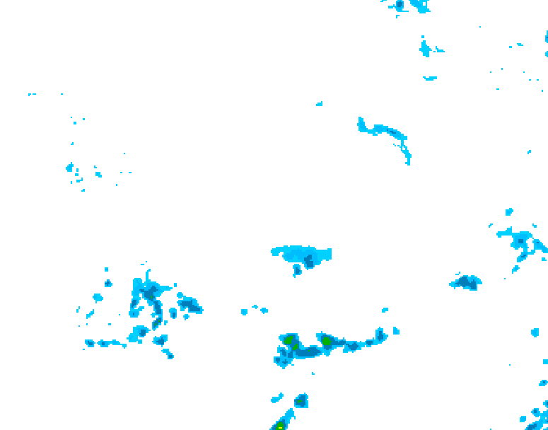 GDPS precipitation 078 hour forecast chart for Canada based on 2026/04/13 0000Z data