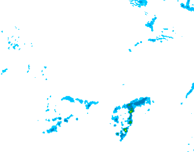 GDPS precipitation 096 hour forecast chart for Canada based on 2026/04/13 0000Z data