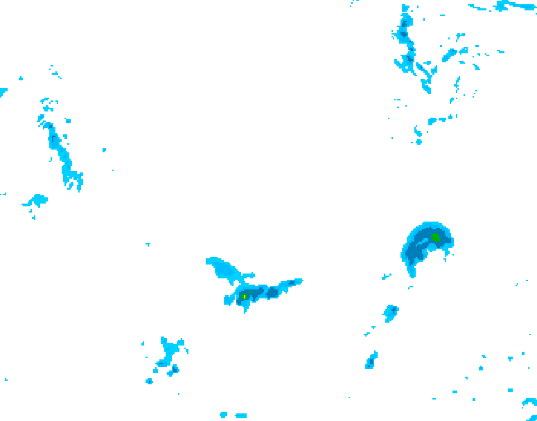 GDPS precipitation 108 hour forecast chart for Canada based on 2026/04/13 0000Z data