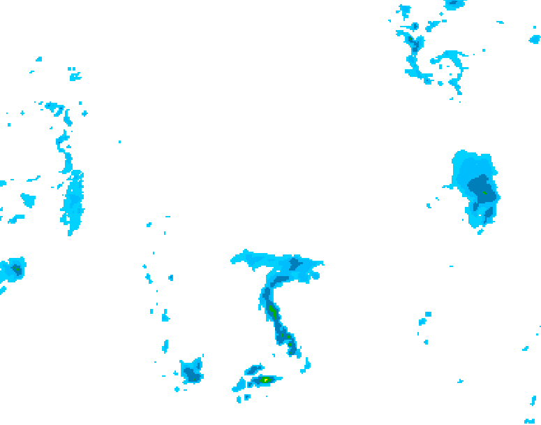 GDPS precipitation 120 hour forecast chart for Canada based on 2026/04/13 0000Z data