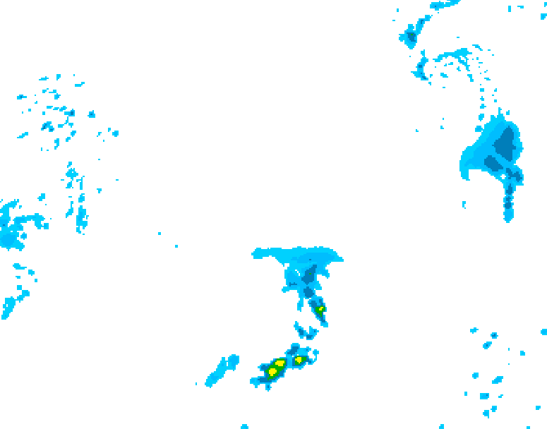 GDPS precipitation 126 hour forecast chart for Canada based on 2026/04/13 0000Z data
