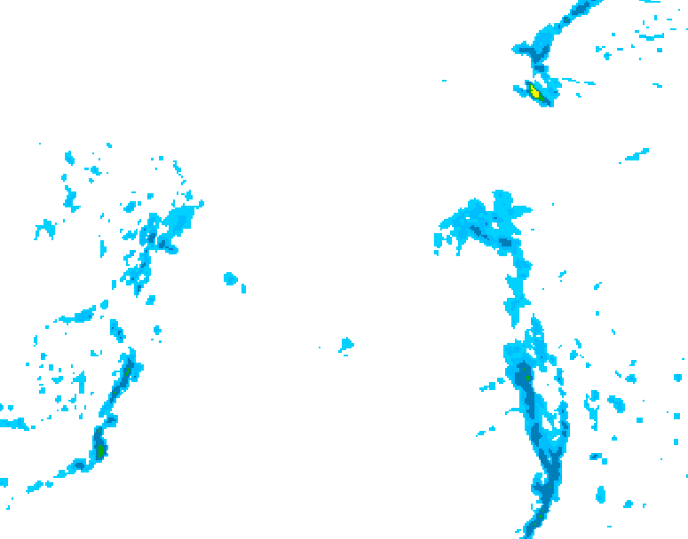 GDPS precipitation 174 hour forecast chart for Canada based on 2026/04/13 0000Z data