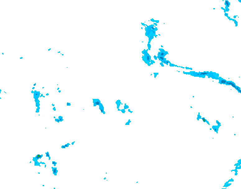 GDPS precipitation 222 hour forecast chart for Canada based on 2026/04/13 0000Z data