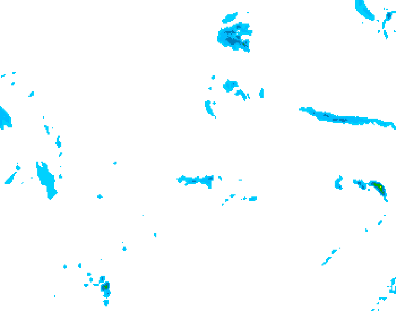 GDPS precipitation 234 hour forecast chart for Canada based on 2026/04/13 0000Z data