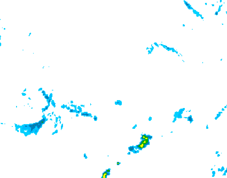 GDPS precipitation 042 hour forecast chart for Canada based on 2026/04/13 1200Z data