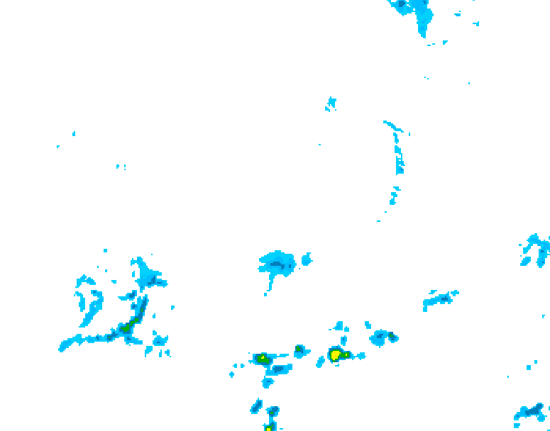 GDPS precipitation 060 hour forecast chart for Canada based on 2026/04/13 1200Z data