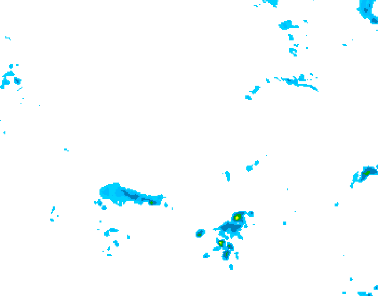 GDPS precipitation 078 hour forecast chart for Canada based on 2026/04/13 1200Z data