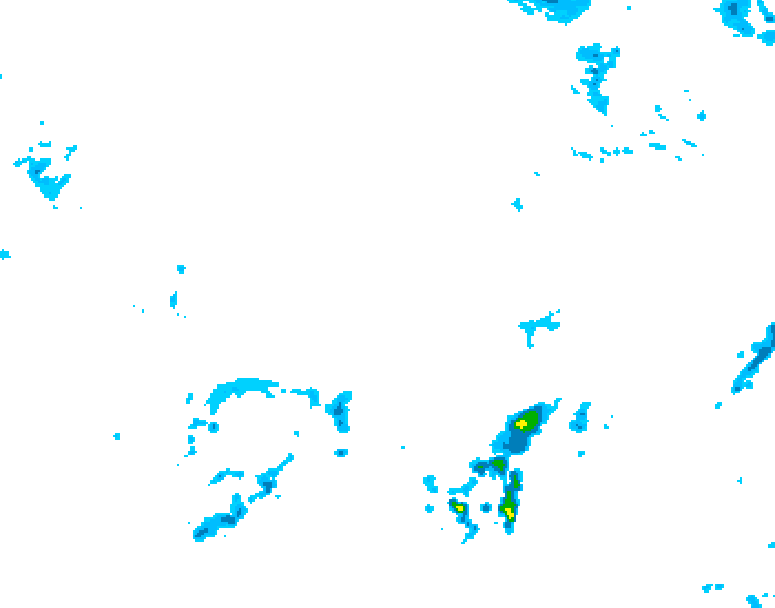 GDPS precipitation 084 hour forecast chart for Canada based on 2026/04/13 1200Z data