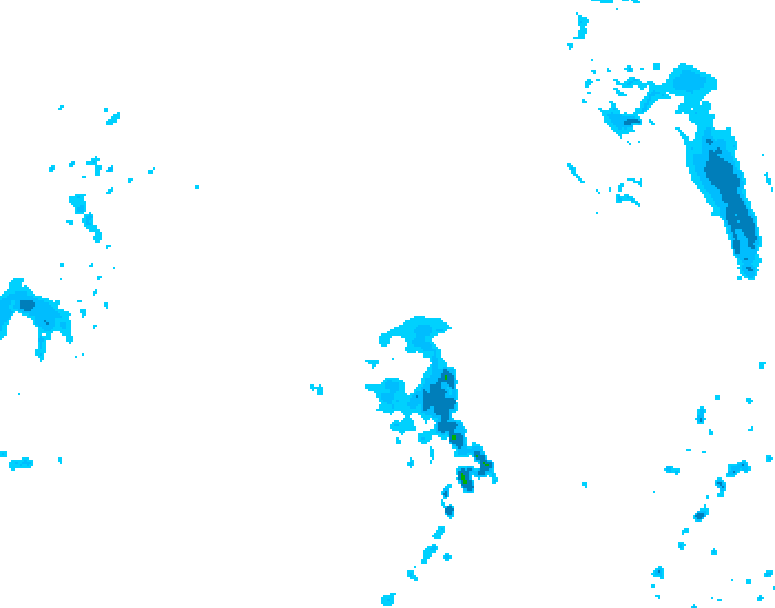 GDPS precipitation 120 hour forecast chart for Canada based on 2026/04/13 1200Z data
