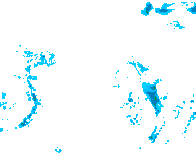 GDPS precipitation 156 hour forecast chart for Canada based on 2026/04/13 1200Z data
