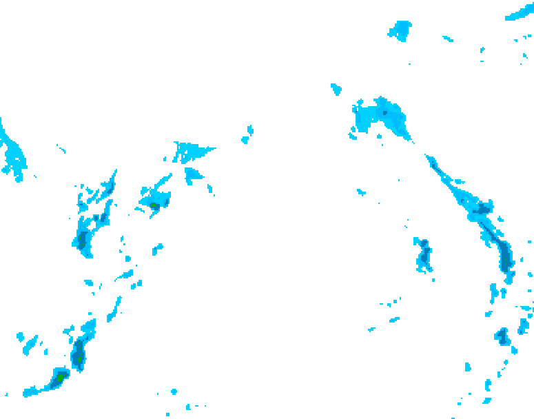 GDPS precipitation 180 hour forecast chart for Canada based on 2026/04/13 1200Z data
