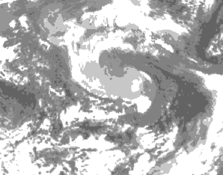 GDPS total cloud 024 hour forecast chart for Canada based on 2026/04/13 0000Z data