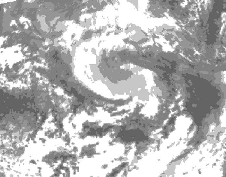 GDPS total cloud 030 hour forecast chart for Canada based on 2026/04/13 0000Z data
