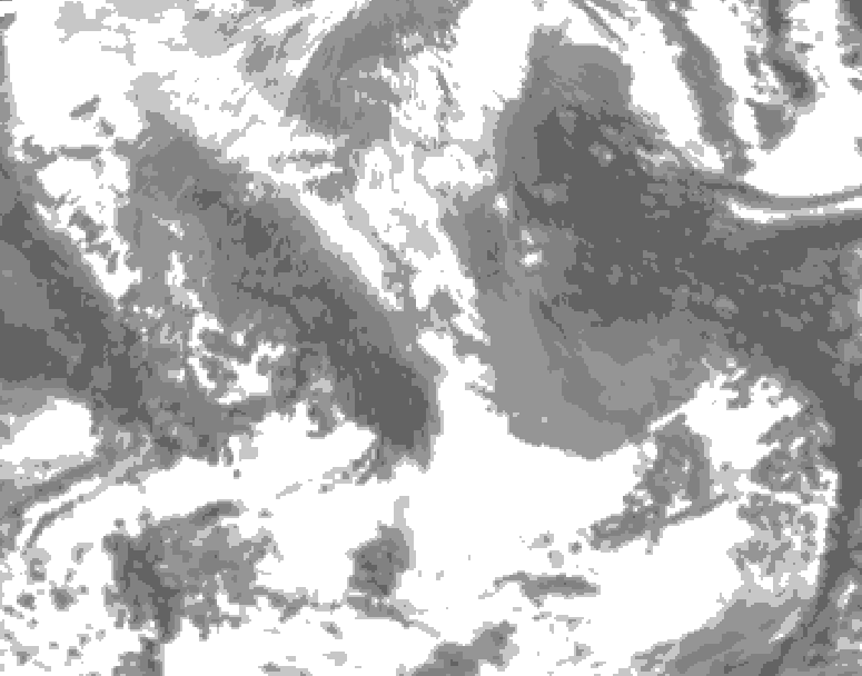 GDPS total cloud 210 hour forecast chart for Canada based on 2026/04/13 0000Z data