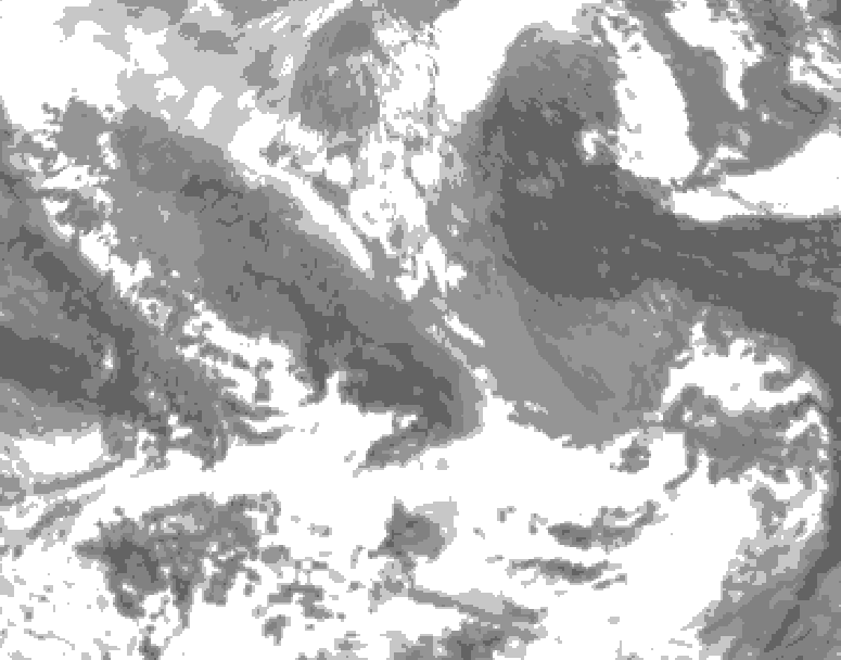 GDPS total cloud 216 hour forecast chart for Canada based on 2026/04/13 0000Z data