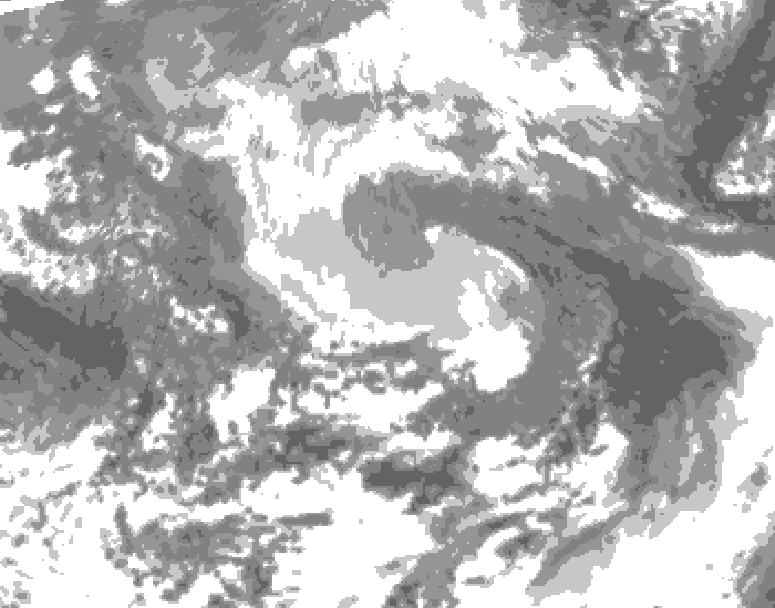 GDPS total cloud 012 hour forecast chart for Canada based on 2026/04/13 1200Z data