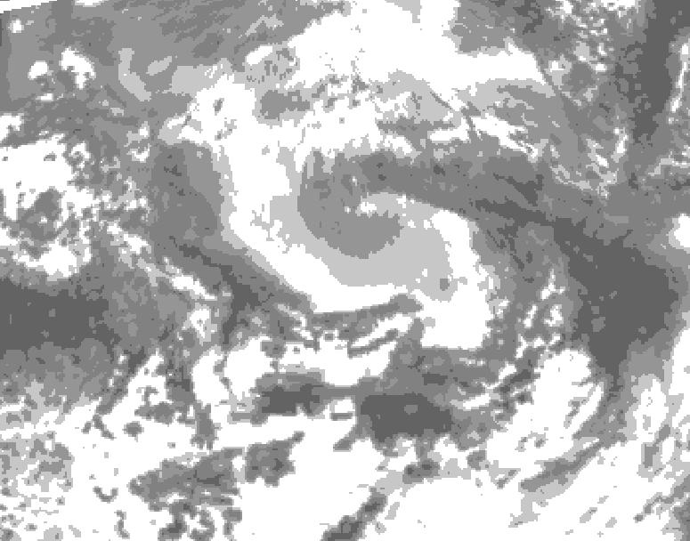GDPS total cloud 018 hour forecast chart for Canada based on 2026/04/13 1200Z data