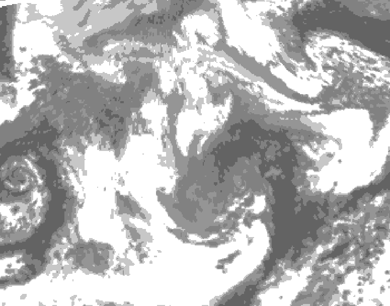 GDPS total cloud 144 hour forecast chart for Canada based on 2026/04/13 1200Z data
