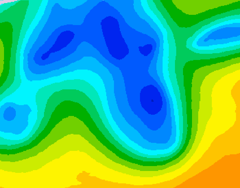 GDPS 500 millibar geopotential height 144 hour forecast chart for Canada based on 2026/04/14 0000Z data