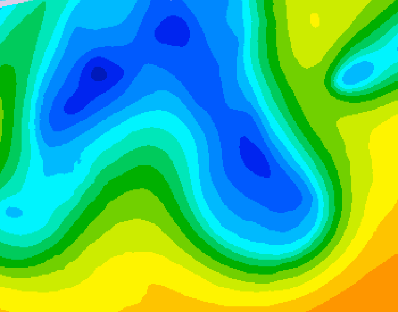 GDPS 500 millibar geopotential height 156 hour forecast chart for Canada based on 2026/04/14 0000Z data