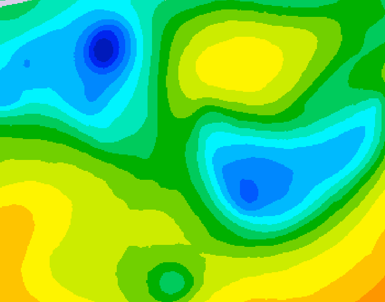 GDPS 500 millibar geopotential height 234 hour forecast chart for Canada based on 2026/04/14 0000Z data