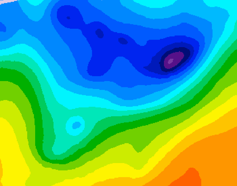 GDPS 500 millibar geopotential height 060 hour forecast chart for Canada based on 2026/04/14 1200Z data