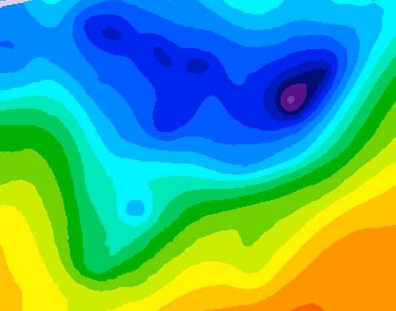 GDPS 500 millibar geopotential height 066 hour forecast chart for Canada based on 2026/04/14 1200Z data