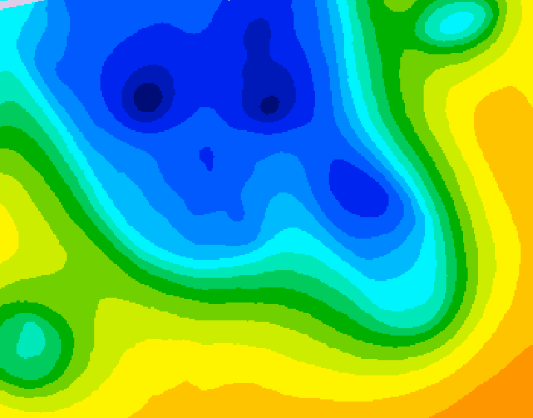 GDPS 500 millibar geopotential height 156 hour forecast chart for Canada based on 2026/04/14 1200Z data