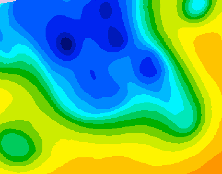 GDPS 500 millibar geopotential height 168 hour forecast chart for Canada based on 2026/04/14 1200Z data