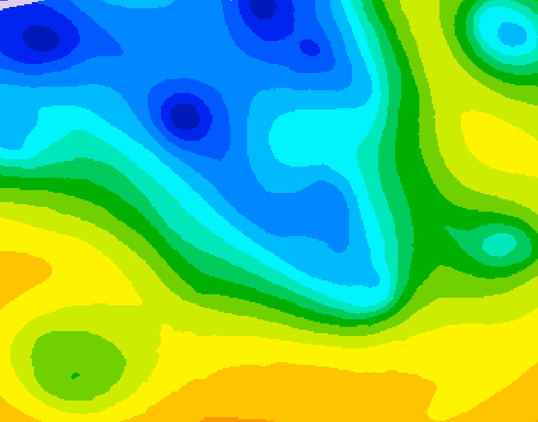 GDPS 500 millibar geopotential height 204 hour forecast chart for Canada based on 2026/04/14 1200Z data