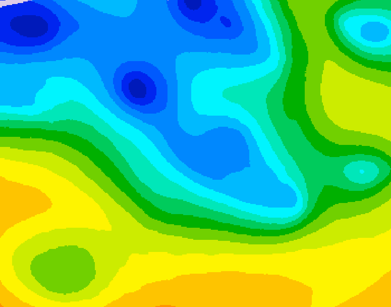 GDPS 500 millibar geopotential height 210 hour forecast chart for Canada based on 2026/04/14 1200Z data