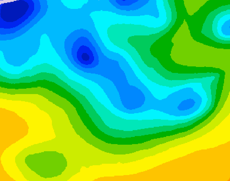 GDPS 500 millibar geopotential height 228 hour forecast chart for Canada based on 2026/04/14 1200Z data