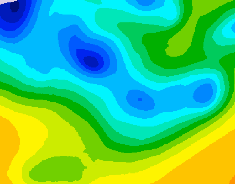 GDPS 500 millibar geopotential height 240 hour forecast chart for Canada based on 2026/04/14 1200Z data