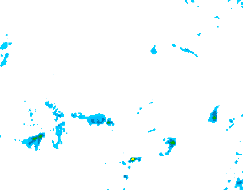 GDPS precipitation 036 hour forecast chart for Canada based on 2026/04/14 0000Z data