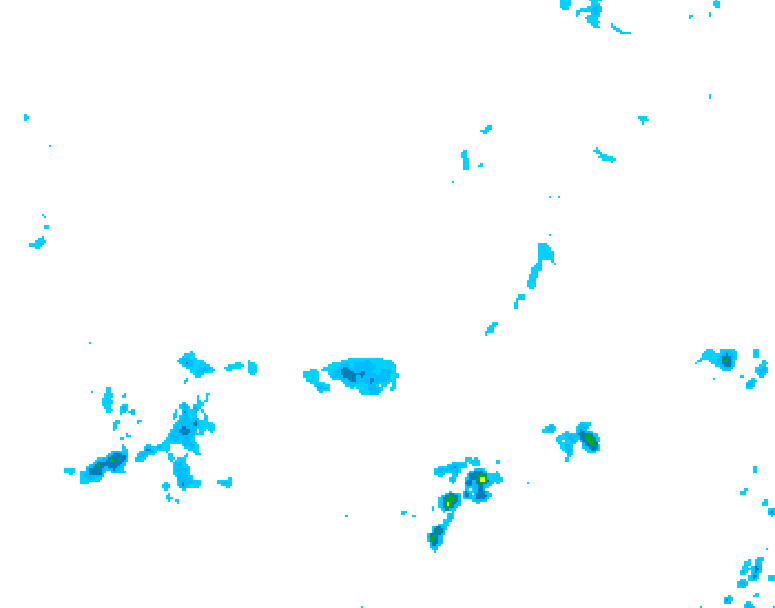 GDPS precipitation 042 hour forecast chart for Canada based on 2026/04/14 0000Z data