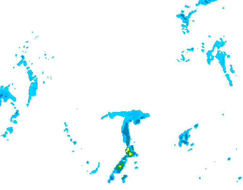 GDPS precipitation 096 hour forecast chart for Canada based on 2026/04/14 0000Z data