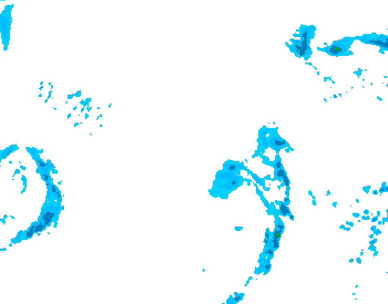GDPS precipitation 126 hour forecast chart for Canada based on 2026/04/14 0000Z data