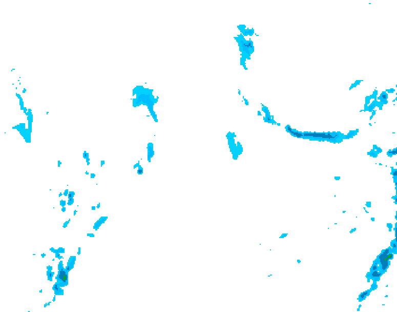 GDPS precipitation 180 hour forecast chart for Canada based on 2026/04/14 0000Z data