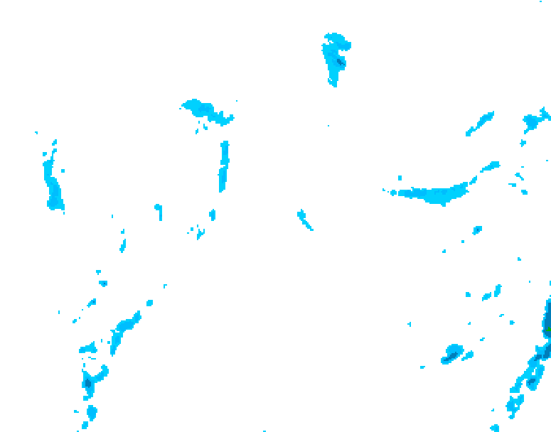 GDPS precipitation 186 hour forecast chart for Canada based on 2026/04/14 0000Z data