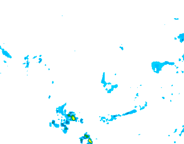 GDPS precipitation 222 hour forecast chart for Canada based on 2026/04/14 0000Z data