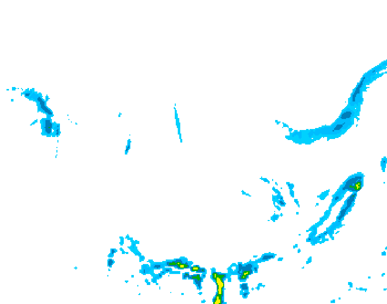 GDPS precipitation 240 hour forecast chart for Canada based on 2026/04/14 0000Z data