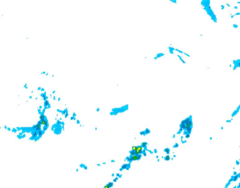 GDPS precipitation 012 hour forecast chart for Canada based on 2026/04/14 1200Z data